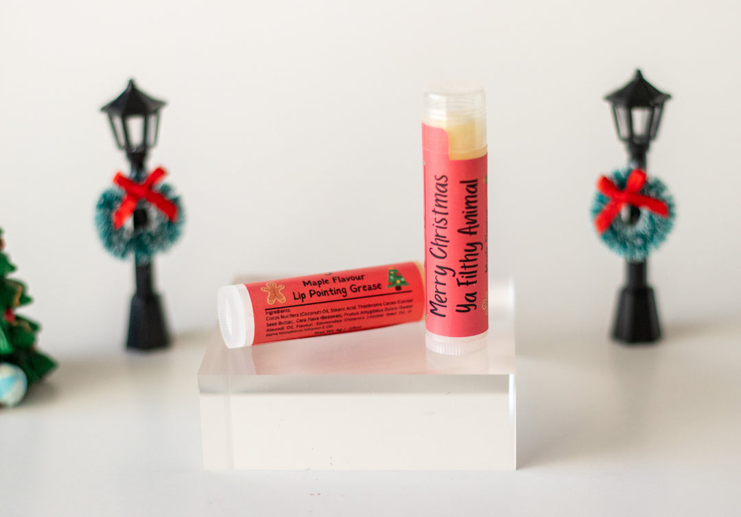 Merry Christmas Ya Filthy Animal Lip Pointing Grease: Premium Lip Balm